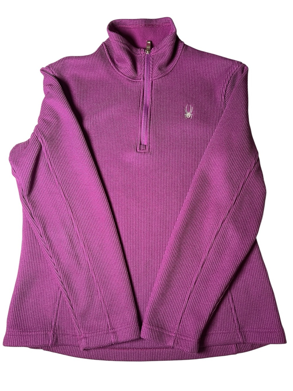 Spyder Purple Valor Half Zip Core Sweater Size XL - Picture 1 of 8